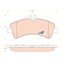 Conjunto de 4 pastilhas de freio COTEC TRW GDB1699