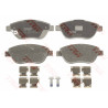 Conjunto de 4 pastilhas de freio COTEC TRW GDB1701