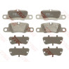 Conjunto de 4 pastilhas de freio COTEC TRW GDB1849