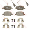 Conjunto de 4 pastilhas de freio COTEC TRW GDB1881
