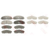 Conjunto de 4 pastilhas de freio TRW GDB1944
