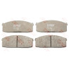 Conjunto de 4 pastilhas de freio TRW GDB197