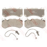 Conjunto de 4 pastilhas de freio TRW GDB1977