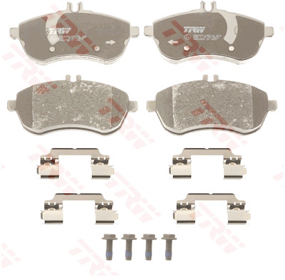 Conjunto de 4 pastilhas de freio TRW GDB2056