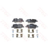 Conjunto de 4 pastilhas de freio TRW GDB2088