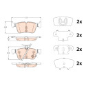 Conjunto de 4 pastilhas de freio TRW GDB2115
