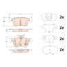 Conjunto de 4 pastilhas de freio TRW GDB2115