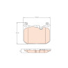 Conjunto de 4 pastilhas de freio TRW GDB2137