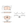Conjunto de 4 pastilhas de freio TRW GDB2139