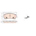 Conjunto de 4 pastilhas de freio TRW GDB2152