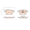 Conjunto de 4 pastilhas de freio TRW GDB2193
