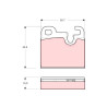 Conjunto de 4 pastilhas de freio TRW GDB259