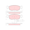 Conjunto de 4 pastilhas de freio TRW GDB301