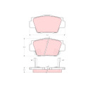 Conjunto de 4 pastilhas de freio TRW GDB3039
