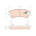 Conjunto de 4 pastilhas de freio COTEC TRW GDB3165