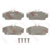Conjunto de 4 pastilhas de freio COTEC TRW GDB3168