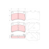 Conjunto de 4 pastilhas de freio TRW GDB3219