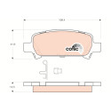 Jogo de pastilhas para travão de disco COTEC