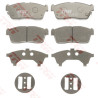 Conjunto de 4 pastilhas de freio COTEC TRW GDB3236