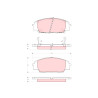 Conjunto de 4 pastilhas de freio TRW GDB3250