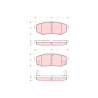 Conjunto de 4 pastilhas de freio TRW GDB3260
