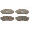 Conjunto de 4 pastilhas de freio COTEC TRW GDB3270
