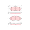 Conjunto de 4 pastilhas de freio TRW GDB3283