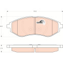 Conjunto de 4 pastilhas de freio COTEC TRW GDB3330