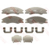 Conjunto de 4 pastilhas de freio COTEC TRW GDB3367