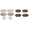 Conjunto de 4 pastilhas de freio TRW GDB3401