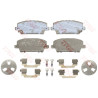 Conjunto de 4 pastilhas de freio COTEC TRW GDB3407