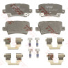 Conjunto de 4 pastilhas de freio COTEC TRW GDB3408