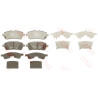 Conjunto de 4 pastilhas de freio COTEC TRW GDB3437