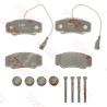 Conjunto de 4 pastilhas de freio COTEC TRW GDB3441