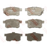 Conjunto de 4 pastilhas de freio COTEC TRW GDB3482