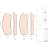Conjunto de 4 pastilhas de freio TRW GDB3487