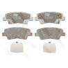Conjunto de 4 pastilhas de freio COTEC TRW GDB3494
