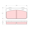 Conjunto de 4 pastilhas de freio TRW GDB353