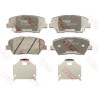 Conjunto de 4 pastilhas de freio COTEC TRW GDB3549