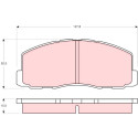 Conjunto de 4 pastilhas de freio TRW GDB355