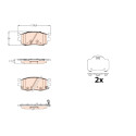 Conjunto de 4 pastilhas de freio TRW GDB3626
