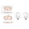 Conjunto de 4 pastilhas de freio TRW GDB3642