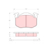 Conjunto de 4 pastilhas de freio TRW GDB386