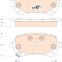 Conjunto de 4 pastilhas de freio COTEC TRW GDB4176