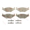 Conjunto de 4 pastilhas de freio COTEC TRW GDB463