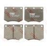 Conjunto de 4 pastilhas de freio COTEC TRW GDB660