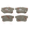 Conjunto de 4 pastilhas de freio COTEC TRW GDB774