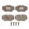 Conjunto de 4 pastilhas de freio COTEC TRW GDB817