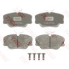 Conjunto de 4 pastilhas de freio COTEC TRW GDB818