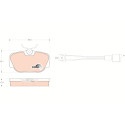 Conjunto de 4 pastilhas de freio COTEC TRW GDB820